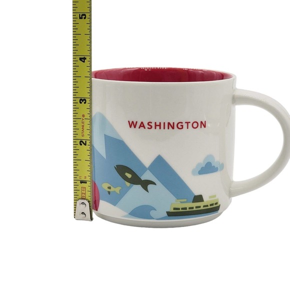 Starbucks Washington Mug “You Are Here” Collection Coffee Cup 2015 14 Oz - Picture 7 of 8